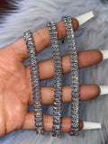 Baguette Tennis Necklace And/Or Bracelet