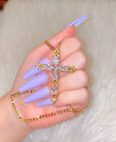 April Cross (Cuban Chain)