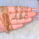 Icy Initial Necklace
