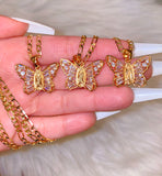 Mariposa De María Set (Figaro Chain)