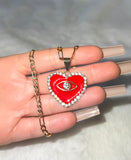Red Heart Eye