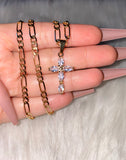 Marquise Cross Necklace