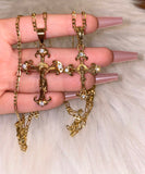 Icy Crucifix In 2 Sizes