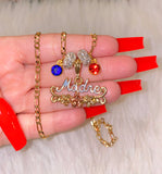 Tricolor Madre With 1 to 6 Birthstones