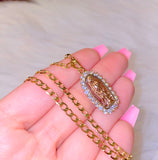 Bicolor Becky Mary (Cuban Chain)