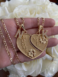 Mommy & Me Breakable Heart With 2 Letters