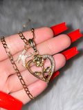 Rose Heart With Initial