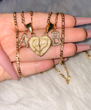 Breakable Mom Heart Set With 2 Letters