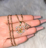 Saint Jude Bling Heart With Letter