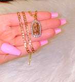 Bicolor Becky Mary (Cuban Chain)