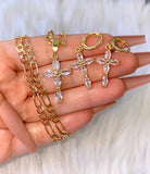 Marquise Cross Necklace