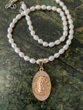 Freshwater Pearl Mary Necklace
