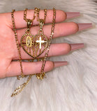 Mary And Cross Heart Set