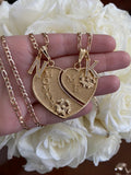 Mommy & Me Breakable Heart With 2 Letters