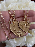 Mommy & Me Breakable Heart With 2 Letters