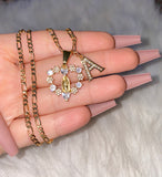 Saint Jude Bling Heart With Letter