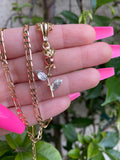 Tricolor Eternal Rose Necklace