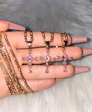 Raindrop Cross (Pink)