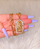 Unisex Iced Out Virgin Mary