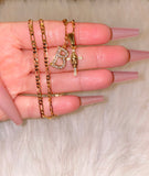 Mini Mary Cross With Initial