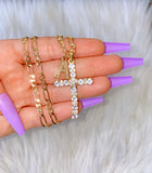 Bling Bling Cross With Initial