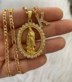 Bezel Bling Mary With Initial
