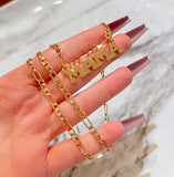 Mama Name Plate (Figaro Chain)