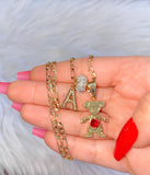 Icy Birthstone And Initial Kids (1 To 6 Kids)