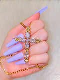 April Cross (Cuban Chain)