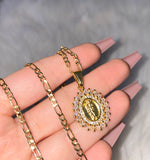 Baguette Bling Saint Jude Necklace