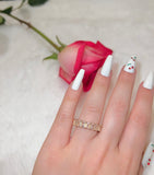 Emerald Cut Eternity Band In Gold Or Silver