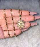 Baguette Bling Saint Jude Necklace
