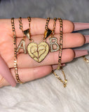 Breakable Mom Heart Set With 2 Letters