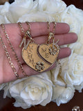 Mommy & Me Breakable Heart With 2 Letters