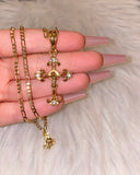 Icy Crucifix In 2 Sizes