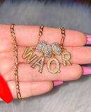 Icy 2 To 6 Letter Necklace