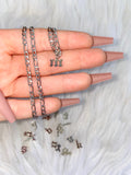 Silver Old English Initial Necklace