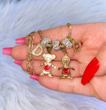 Icy Birthstone And Initial Kids (1 To 6 Kids)