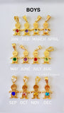 Bling Birthstone And Initial Kids (1 to 6 Kids)
