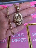 Diamond Cut Oval Saint Jude