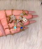 Bling Birthstone And Initial Kids Teddy Combo (1 Or 2 Kids)