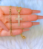 Sugar Cross (Figaro Chain)