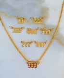 Angel Number (Cuban Chain)