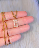 Icy Initial (Kyra Cuban Chain)