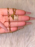 Icy Initial With Teddy