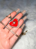 Red Heart Eye