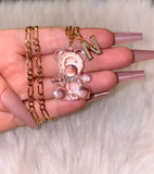 Crystal Teddy With Icy Initial