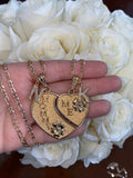 Mommy & Me Breakable Heart With 2 Letters