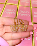 Baguette Butterfly (Necklace And/Or Earrings)