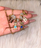 Bling Birthstone And Initial Kids Teddy Combo (1 Or 2 Kids)